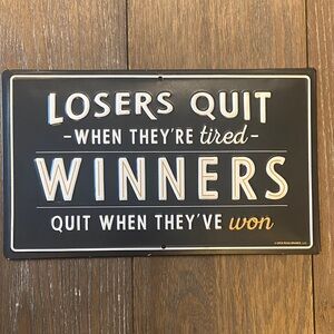 Motivational Metal Sign - Hobby Lobby